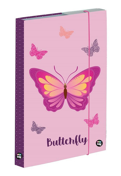 Box na sešity A4 - Motýl