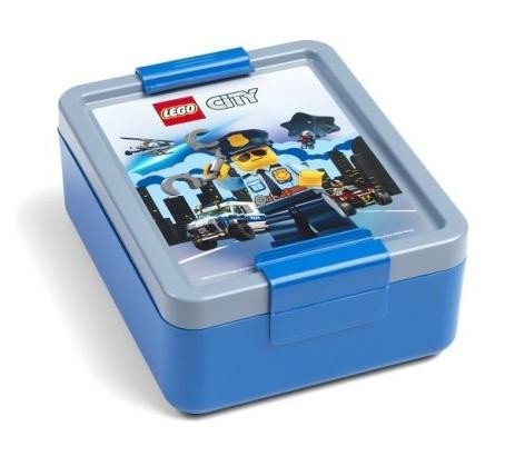 Box na svačinu LEGO City - modrá