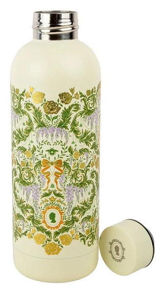 Bridgerton Nerezová láhev - Green Damask Flourish 500 ml