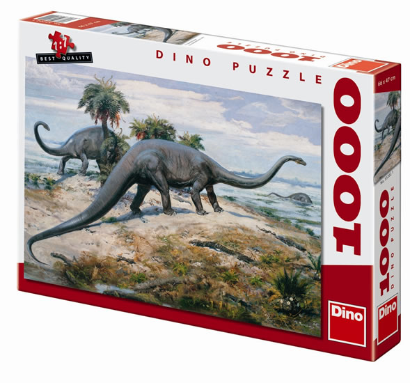 Burian Zdeněk: Diplodocus - puzzle 1000