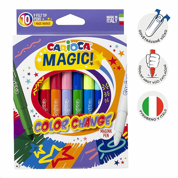 Carioca magické fixy - 10 ks