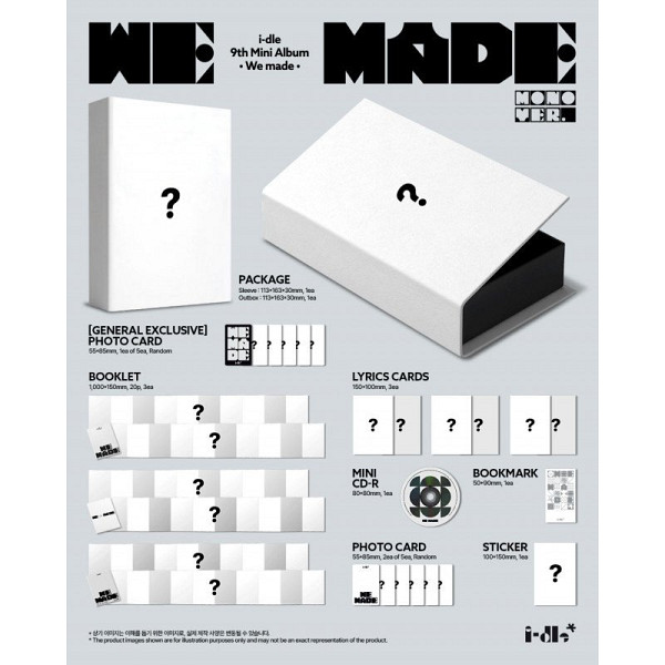 CD i-dle: We made (MONO Version)
