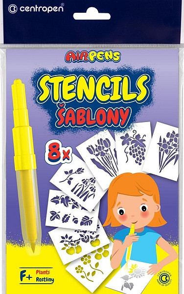 Centropen šablony k foukacím fixům 9996 F+ květiny