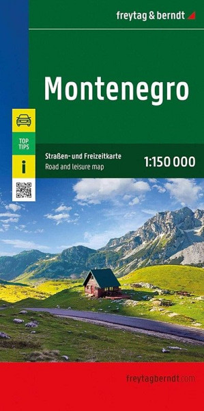Černá Hora 1:150 000 / automapa + volnočasová mapa
