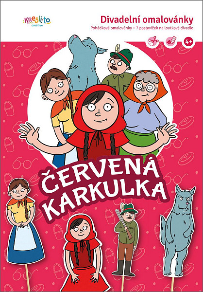 Divadelní omalovánky / Červená Karkulka