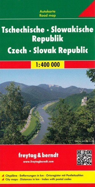 Česká a Slovenská republika 1:400 000/oboustranná automapa