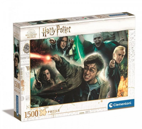 Clementoni Puzzle - Harry Potter Souboj 1500 dílků