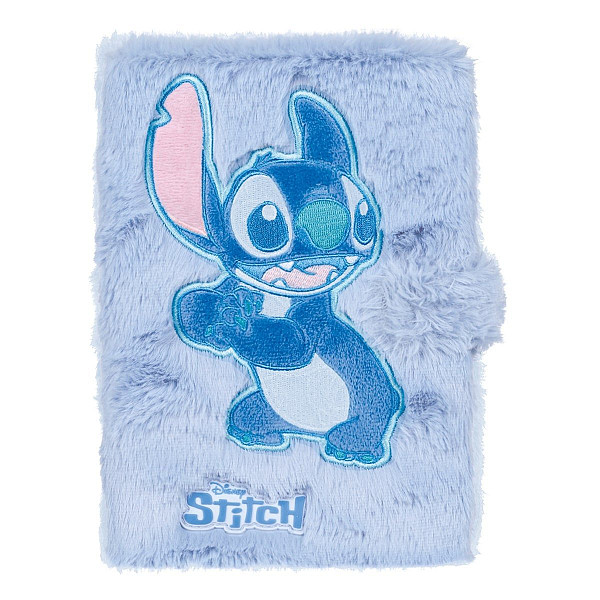 Colorino poznámkový zápisník A5 Stitch Fluffy - modrý