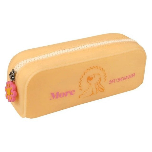 Colorino silikonový penál Stitch Pastel - žlutý