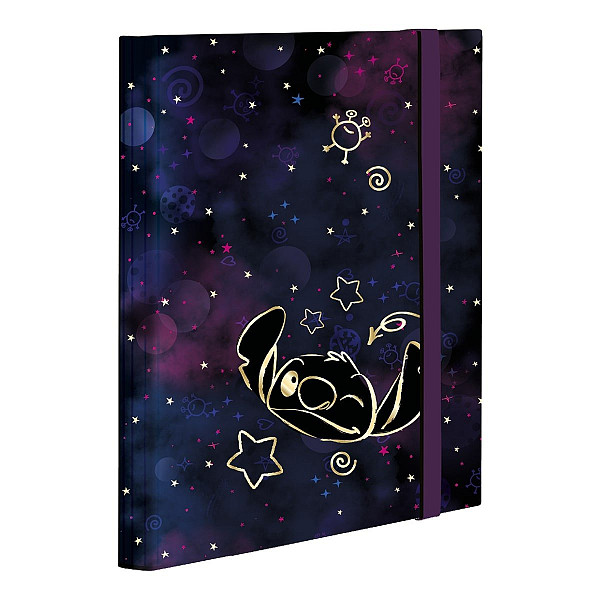 Colorino školní box na sešity s gumičkou A4 - Stitch Gold