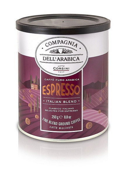 Corsini Espresso Italian Blend plech mletá 250g