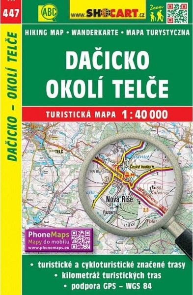 SC 447 Dačicko, Okolí Telče 1:40 000