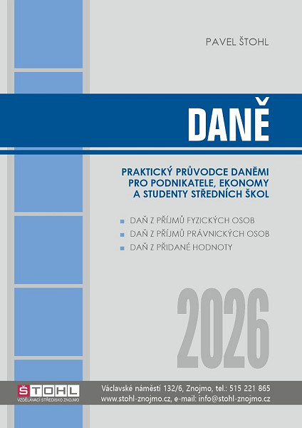 Daně - praktický průvodce daněmi 2026
