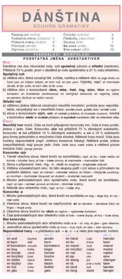 DÁNŠTINA souhrn gramatiky