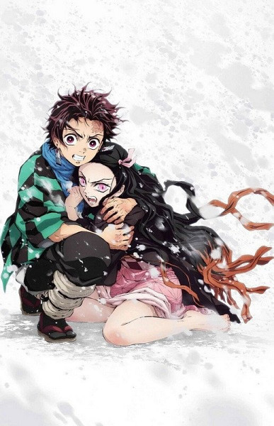 Demon Slayer Plakát Maxi Tanjiro  Nezuko Snow 91,5 x 61 cm