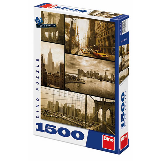 Den v New Yorku - puzzle 1500 dílků