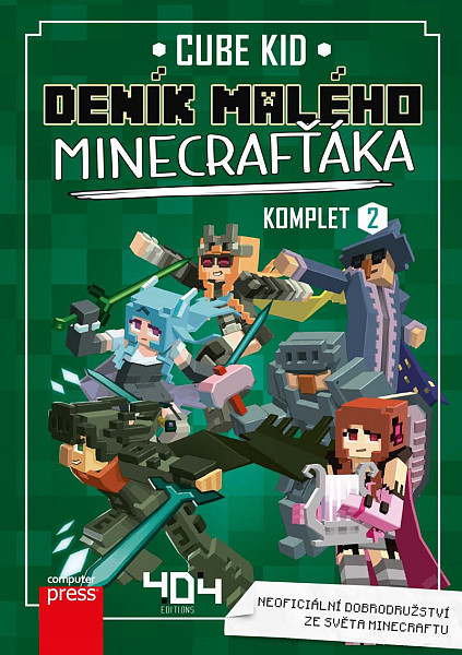 Deník malého Minecrafťáka komplet 2