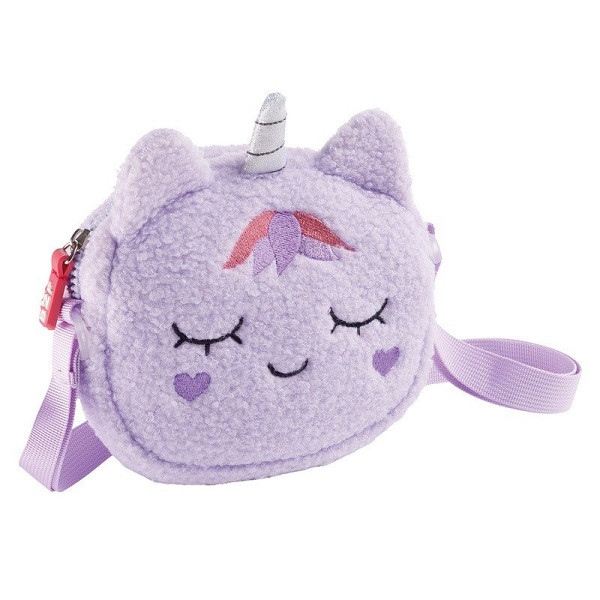 Dětská kabelka Fluffy Love - Jednorožec, lososová