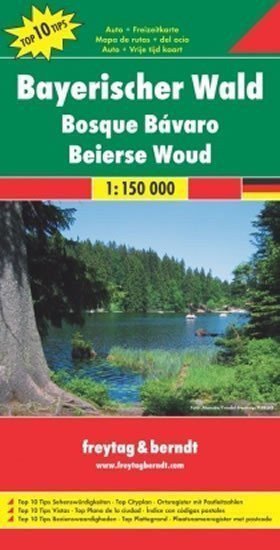 DEU 13 Bavorský les, Bayerischer Wald 1:150 000 / automapa