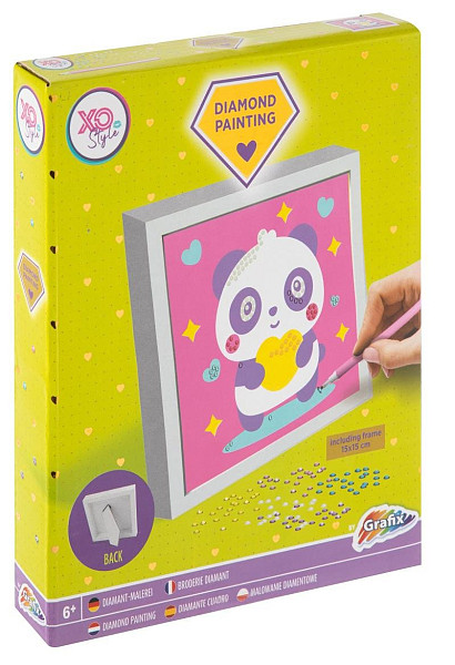 Diamantové malování - Panda 15 x 15 cm