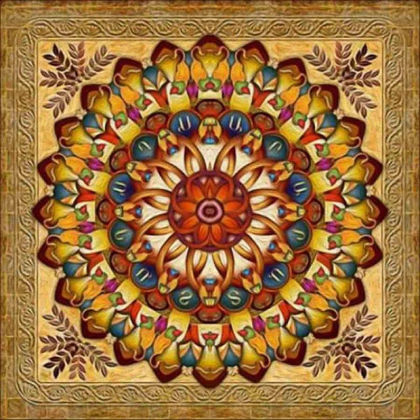 Diamantový obrázek 7D - Mandala 30 x 30 cm