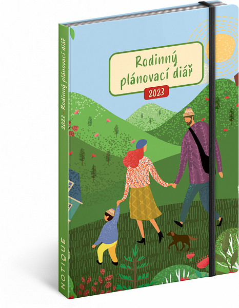 Rodinný diář – pomocník všech rodičů 2023, 15 × 21 cm