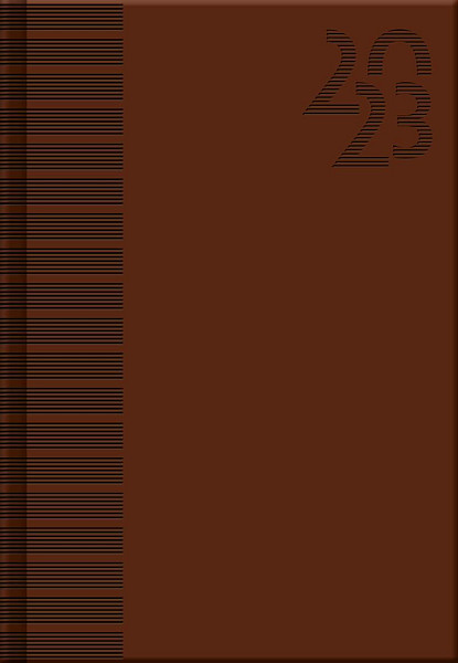 Diář 2023 Vivella Brown, denní A5