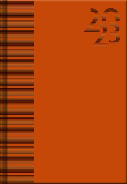 Diář 2023 Vivella Orange, denní A5