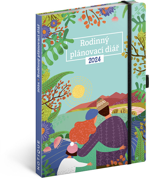 Rodinný diář – pomocník všech rodičů 2024, 15 × 21 cm