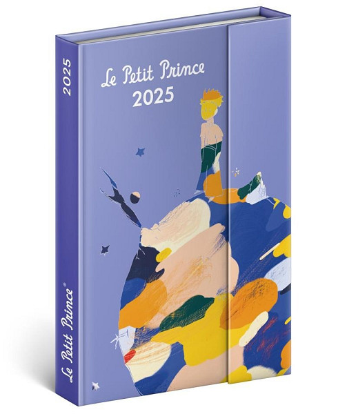 NOTIQUE Týdenní magnetický diář Malý princ 2025, 11 x 16 cm