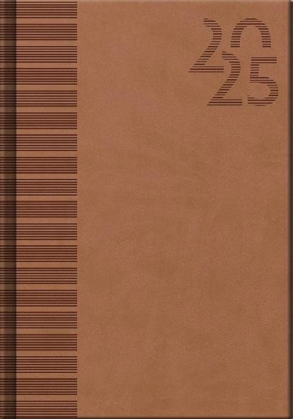 Diář 2025 Vivella Brown, týdenní A5