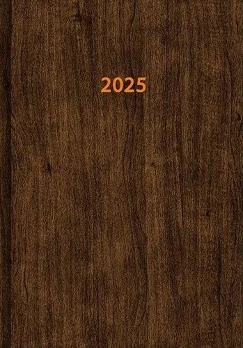 Diář 2025 Wood, denní A5