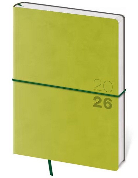 Diář 2026 denní A5 Flexio - zelená