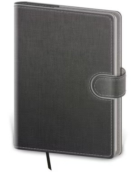 Diář 2026 denní A5 Flip - šedo/šedá