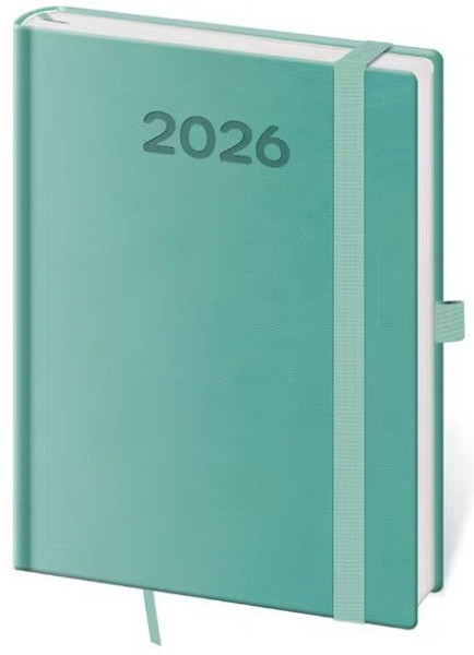 Diář 2026 denní B6 Print Pop - světle zelená