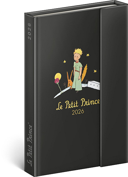 Diář 2026: Malý princ - týdenní, magnetický, 11 x 16 cm