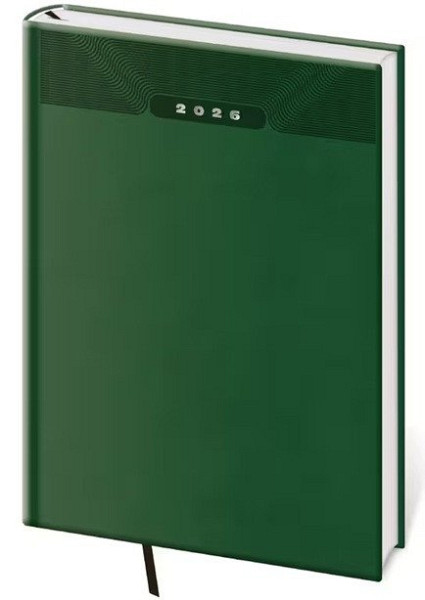 Diář 2026 týdenní A5 Print Classic - zelená