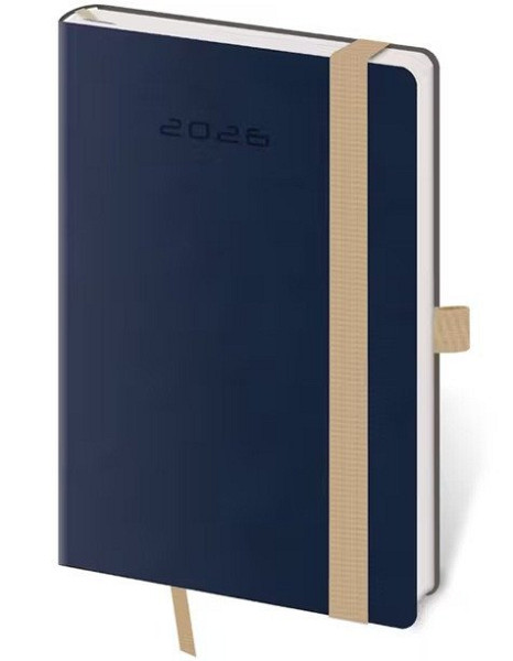 Diář 2026 týdenní kapesní Flexies - dark modrá