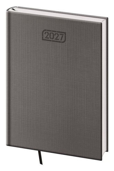Diář 2027 denní A5 Zephir - šedá