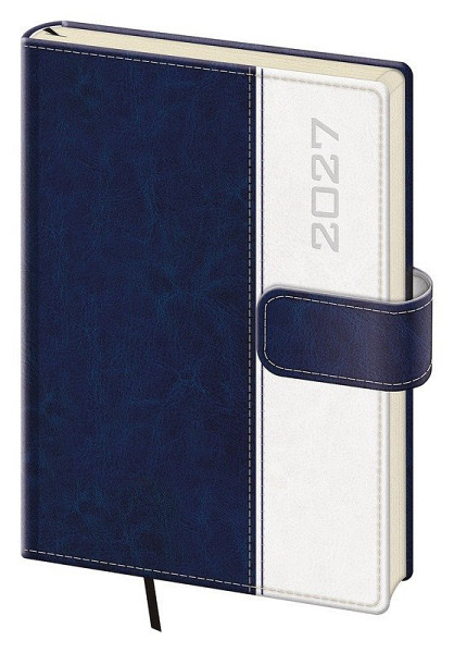 Diář 2027 týdenní A5 Classic s magnetem - modrá