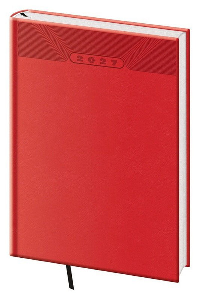 Diář 2027 týdenní A5 Print Classic - červená