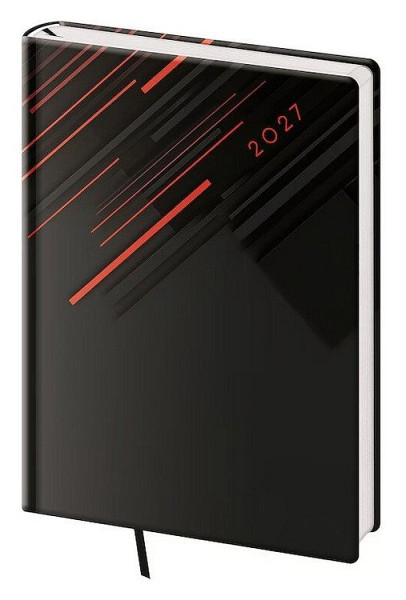 Diář 2027 týdenní A5 Vario - 1 RED LINES