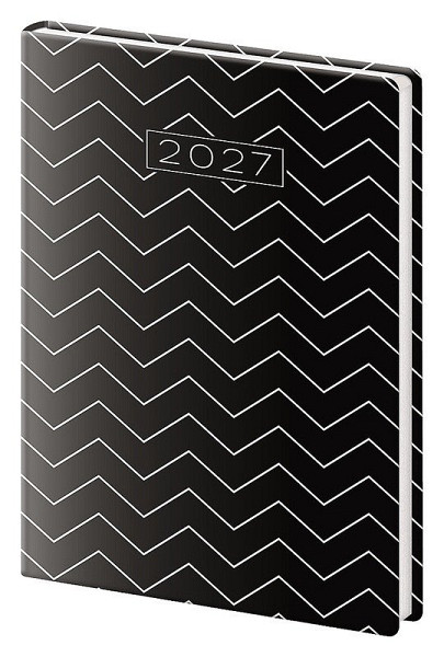 Diář 2027 týdenní kapesní A7 Vario - Lyra Edgy