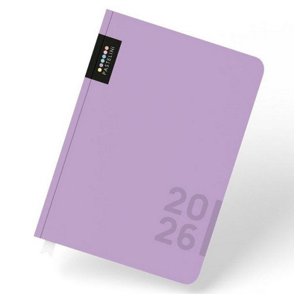Diář A5 denní 2026 PASTELINI fialová