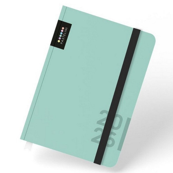 Diář A5 denní 2026 VERDE hořčice