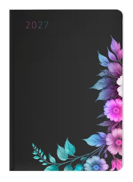 Diář A5 týdenní 2027 Floral