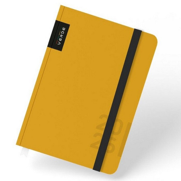 Diář A6 týdenní 2026 VERDE hořčice