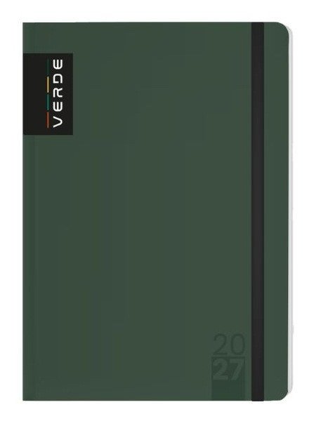 Diář A6 týdenní 2027 VERDE zelená