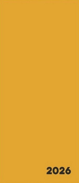 Diář PVC měsíční 2026 VERDE hořčice