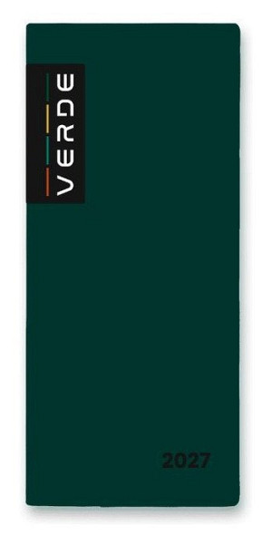 Diář PVC týdenní 2027 VERDE zelená